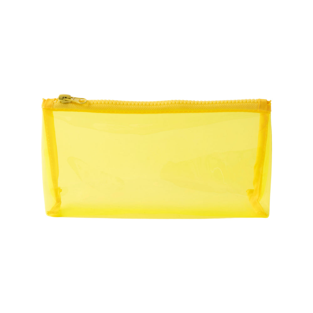 Vivid Collection Clear Pencil Case - YELLOW